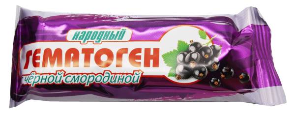 Изображение товара Гематоген с чёрной смородиной Народный 40г Гематоген с чёрной смородиной Народный 40г фотография